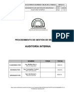 Procedimiento de Auditoría Interna