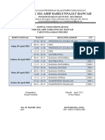 Jadwal Us