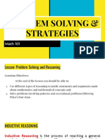 Problem Solving and Reasoning