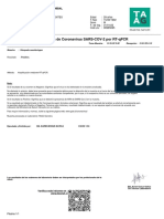 Detección de Coronavirus SARS-COV-2 Por RT-QPCR: Nombre Rut/Id