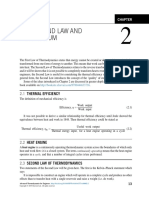 The Second Law and Equilibrium: Thermal Efficiency