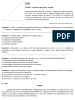 Graus dos adjetivos em textos sobre meio ambiente, pesca e reclamações online