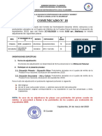 COMUNICADO 18 Docentes