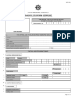 Transfer of Firearm Ownership: For Official Use by The Police Station Where The Request Is Captured