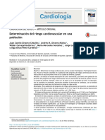 Determinación del riesgo cardiovascular en una