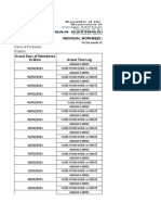 Name of Personnel: Position