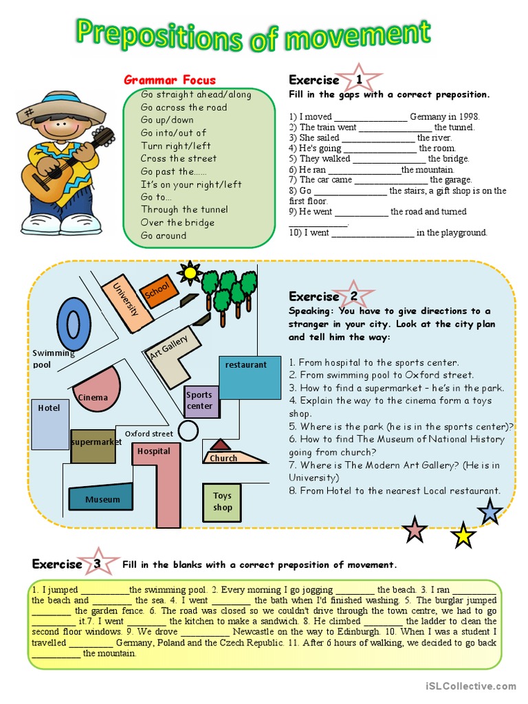 Prepositions of Movement | PDF