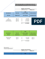 Depreciación y Tarea