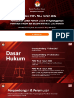 Sosialisasi PKPU No.7 Tahun 2022