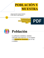 Población Y Muestra: Jorge Armando Cequeira Pimienta Evelin Yohana Ospino Iguaran