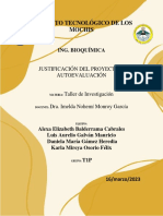 Justificacion de Proyecto y Autoevaluacion