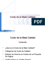 Cost o de La Mala Calidad