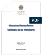 Informe de Matricieria