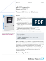 pH/ORP Transmitter Liquisys CPM253: Compact Field Device For All Industries