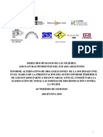 Informe Sombra Argentina Cedaw 2010