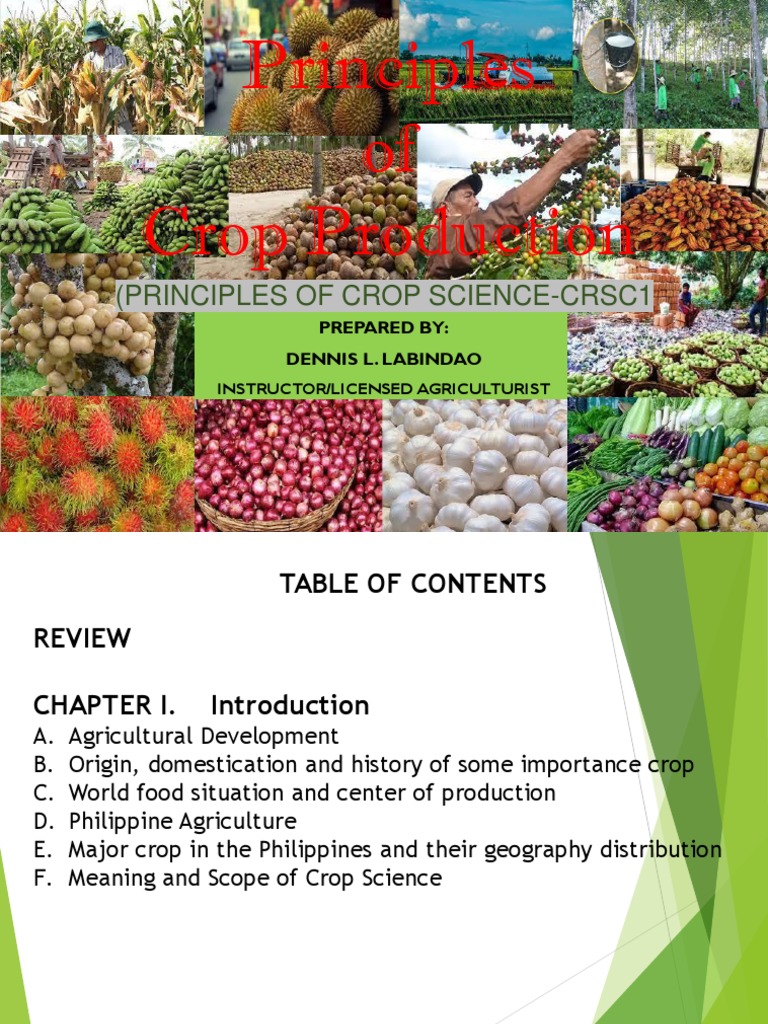 What Is Crop Science Pdf