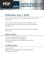 Spare Parts FY2015 Price Sheet Retail FINAL Original