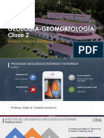 Clase 2 - Procesos Geológicos Externos