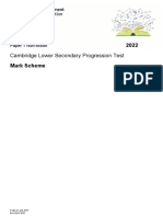 English: Cambridge Lower Secondary Progression Test