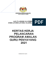 Kertas Kerja Pelancaran Program Amalan Guru Penyayang 2021: JK (T) Ladang Ulu Remis 81850 Layang-Layang, Kluang, Johor