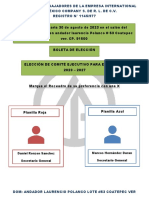 Elecciones sindicato International Paper México 2023-2027