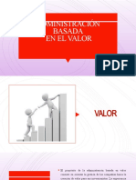 Administración Basada en El Valor