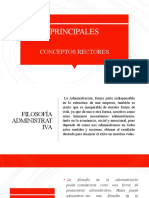 Principales: Conceptos Rectores