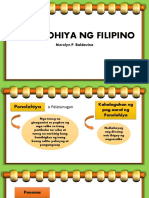 Ponolohiya NG Filipino: Merelyn P. Baldovino