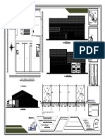 Planta General de Arquitectura: Fachada Sur