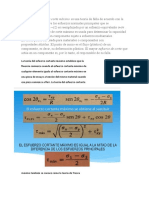 Teoría Del Esfuerzo de Corte Máximo Es Una Teoría de Falla de Acuerdo Con La