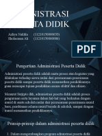 Administrasi Peserta Didik: Azliya Nakhla (11210150000033) Sholaeman Ali (11210150000086)