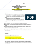 Dance 102 Summative Assessment Competency #1 (10%) Teacher: Karina Palacio Ongoing Print An Empty Hard Copy of This Summative and Bring It To Class 3