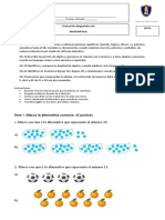 Ítem I: Marca La Alternativa Correcta. (6 Puntos) Marca Con Una X La Alternativa Que Representa El Número 24