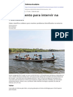 Filtragem de água e fossas biológicas melhoram saúde de comunidade amazônica