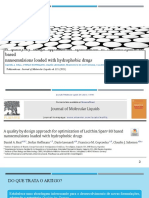 A Quality by Design Approach For Optimization of Lecithin/Span® 80 Based Nanoemulsions Loaded With Hydrophobic Drugs