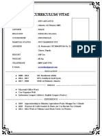 CURRICULUM VITAE Standart