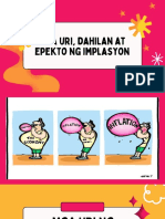 Mga Uri, Dahilan, Epekto at Pagtugon Sa Implasyon