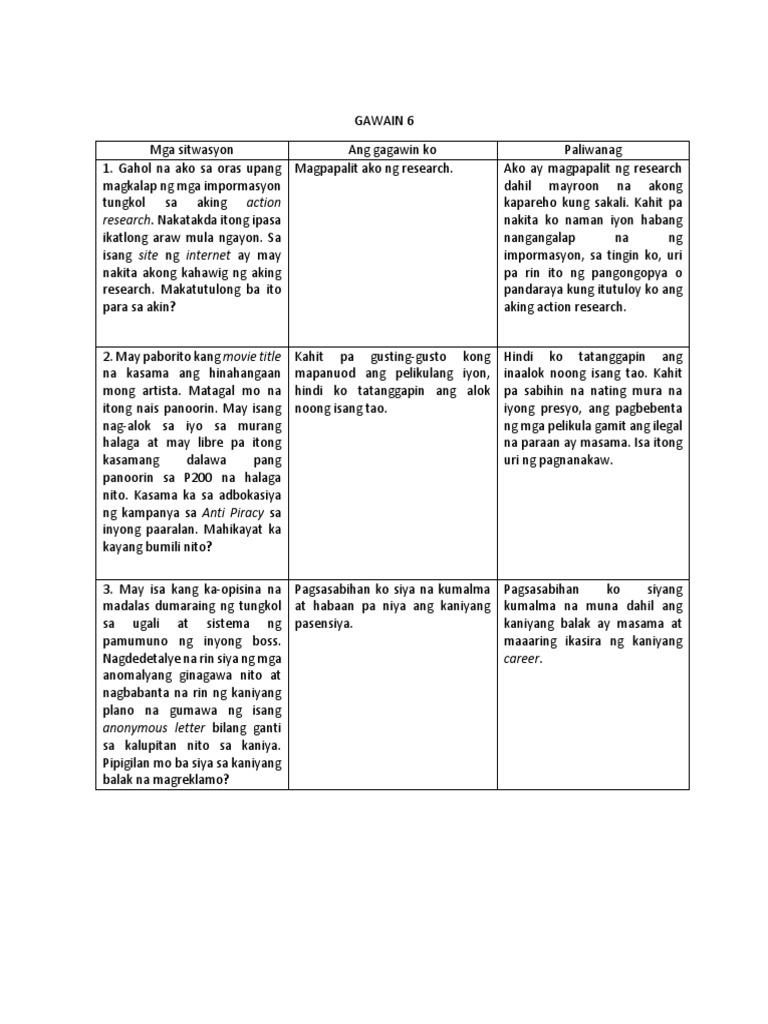 Grade 10 values education gawain 6 pdf