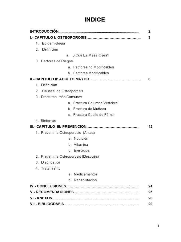 Prevención y Tratamiento de Osteoporosis | PDF | Osteoporosis | Hueso