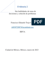 Evidencia 2: Desarrollar Habilidades de Toma de Decisiones y Solución de Problemas