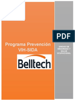 Programa de prevención VIH-SIDA en el lugar de trabajo