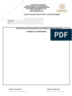 Formato Relatoria Cte Esc. Regular para Docentes y Equipo Multidisciplinario 22-23