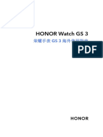 HONOR Watch GS 3 Manual Del Usuario - (01, MUS-B19, es-ES)