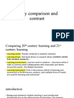 Comparing 20th and 21st Century Learning