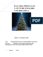 Tertib Acara Perayaan Natal Future English Course