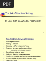 The Art of Problem Solving: O. Univ. Prof. Dr. Alfred S. Posamentier