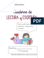 Cuaderno de Lectoescritura I