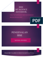 Ibse My Science Notebook: Nama: Wan Zainurahayu Binti Wan Mohamad Sekolah: SK Kalai, Jeli