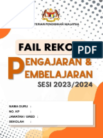 Fail Rekod Mengajar Sesi 2023-2024