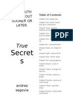 True Secrets Novel